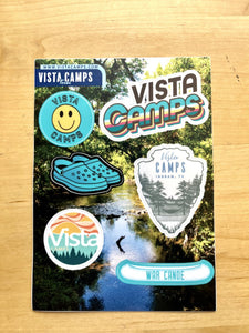 Vista Camps sticker sheet 2023