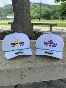 White Sierra Vista Rope Hat